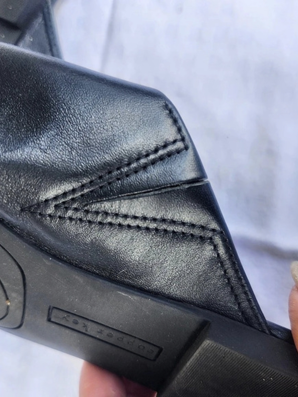 Copper Key Black Mules - Picture 7 of 8
